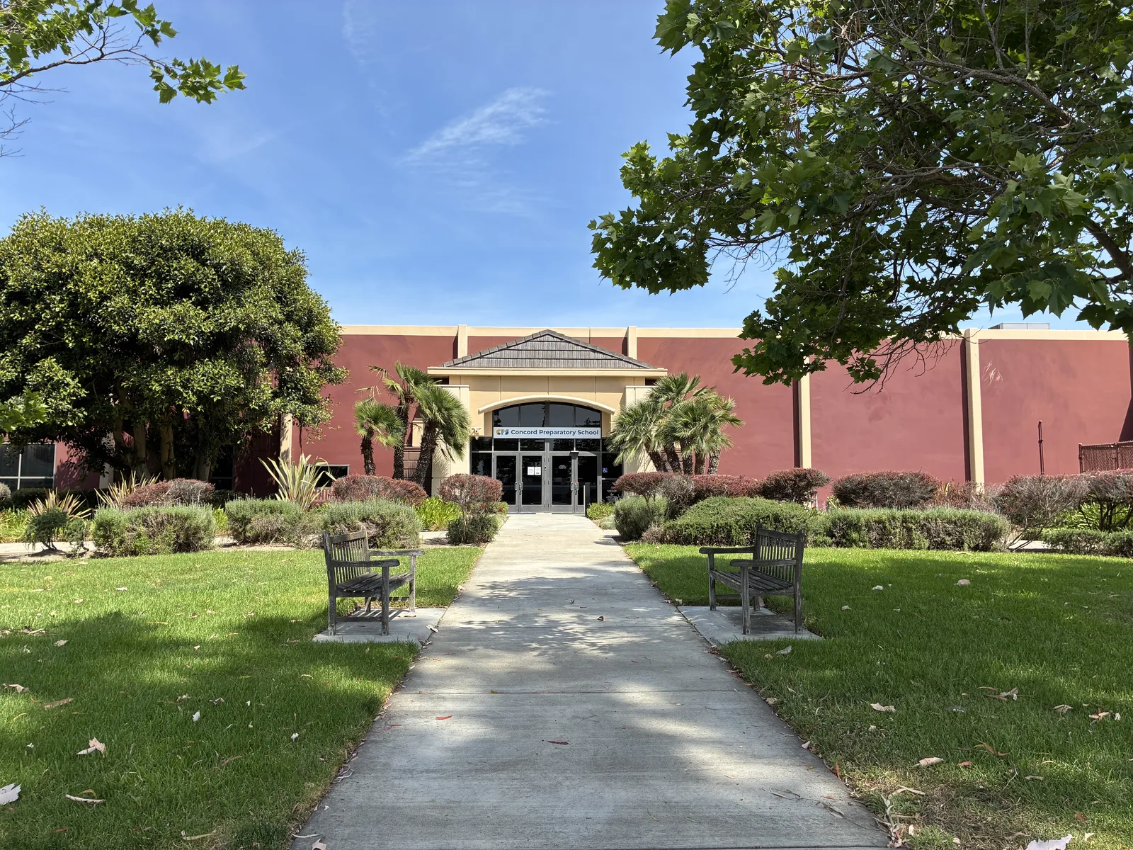 Entrance to Concord Preparatory School